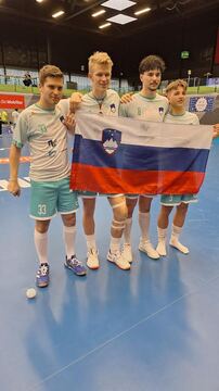 2. Štirje Borovničani - Timon Stanovnik, Jaka Volk, Ahac Petrič in Rok Španger (od leve proti desni)